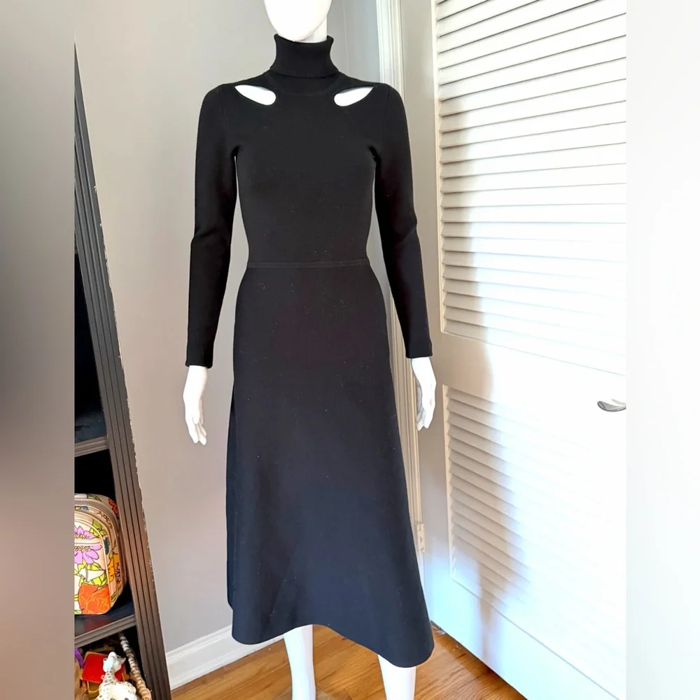 Jason Wu Black Dress Peep Hole Sz XS - Picture 2 of 9